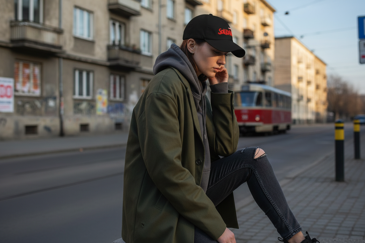 Lifestyle image 3 - Solidarność dad hat