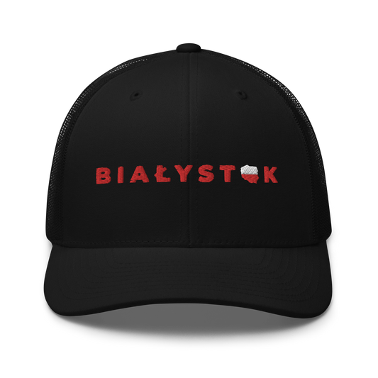 Embroidery Białystok Poland Trucker Hat