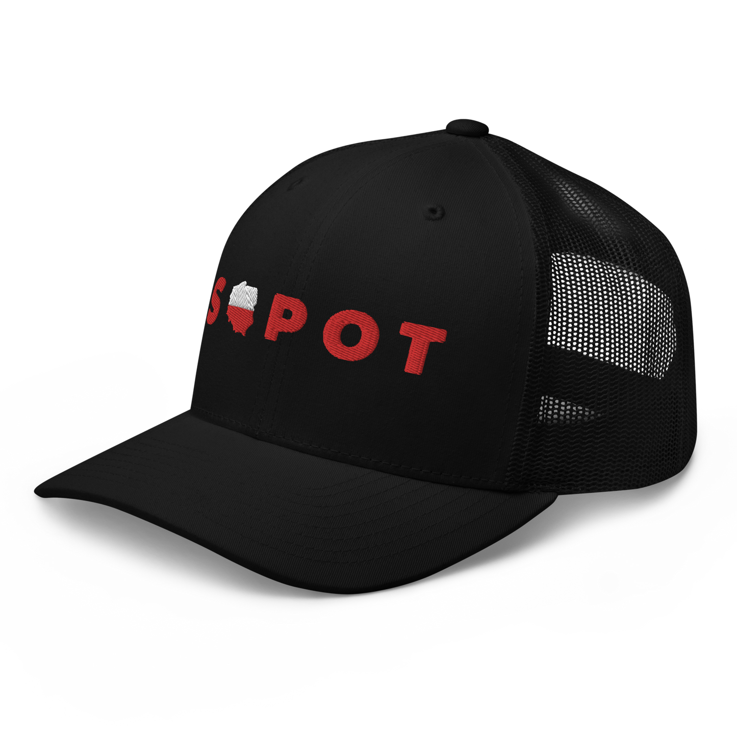 Embroidery Sopot Poland Trucker Hat