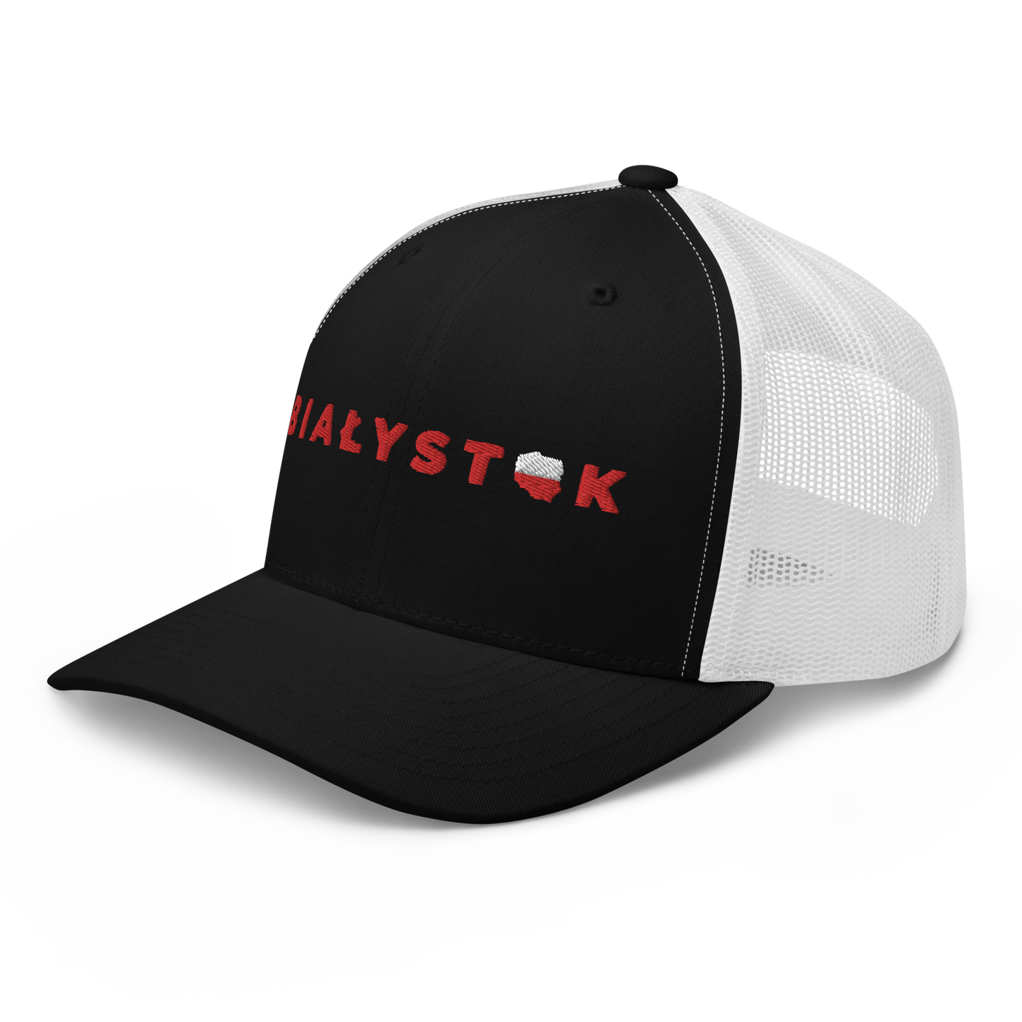 Embroidery Białystok Poland Trucker Hat