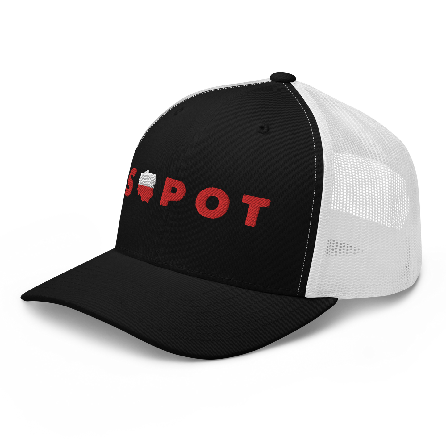 Embroidery Sopot Poland Trucker Hat